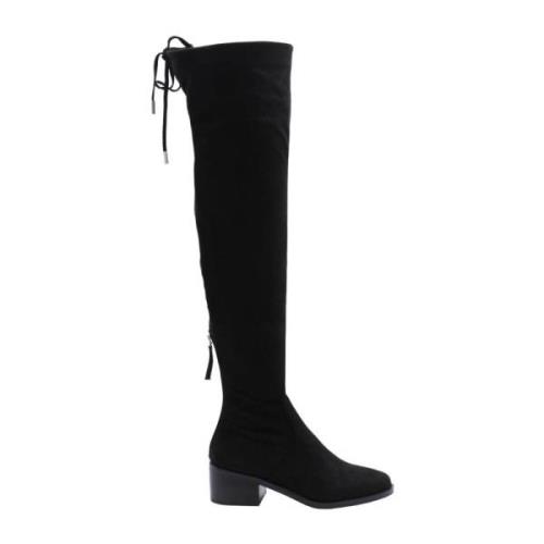 Brumby Laars - Stijlvolle Enkellaars Steve Madden , Black , Dames