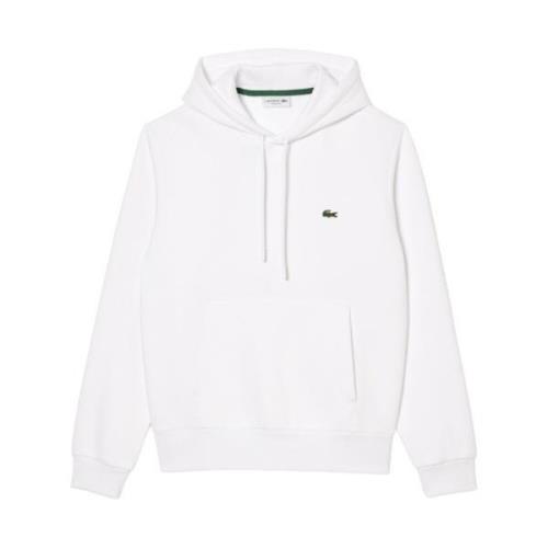 Witte Krokodil Hoodie Herfst Winter Lacoste , White , Heren