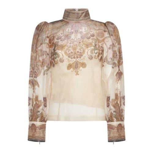 Chic Top Zimmermann , Beige , Dames