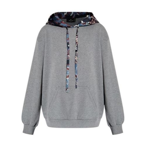 Cut Sew Hoodies in Grijs Etro , Gray , Dames