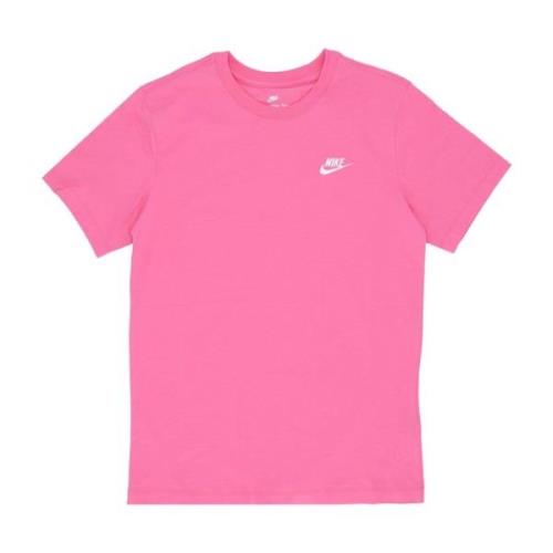 Club Tee Pinksicle Geborduurd T-shirt Nike , Pink , Heren