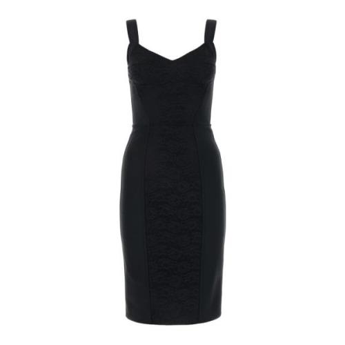 Elegante Jurk Collectie Dolce & Gabbana , Black , Dames