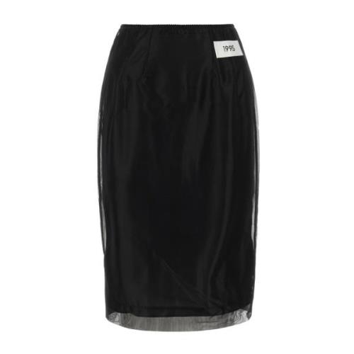 Stijlvolle Gonna voor Vrouwen Dolce & Gabbana , Black , Dames