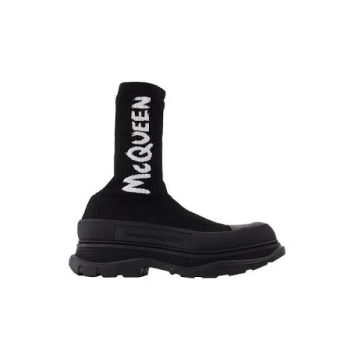 Sock Boots Alexander McQueen , Black , Heren