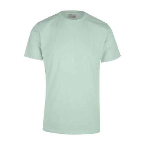 Klassiek Katoenen T-shirt Colorful Standard , Green , Heren