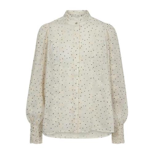 Offwhite Lange Mouw Blouse Ewiecc Petra Co'Couture , White , Dames