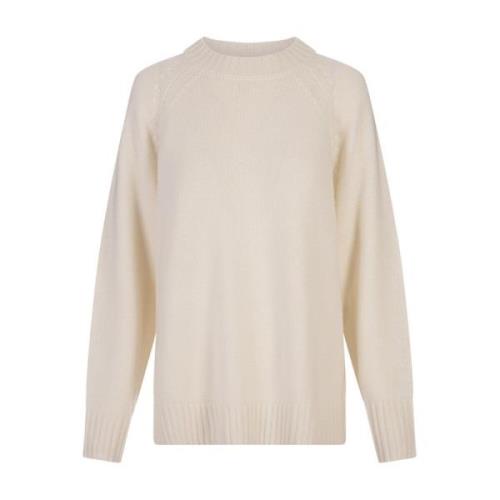 Witte Cashmere Crew Neck Sweater P.a.r.o.s.h. , White , Dames