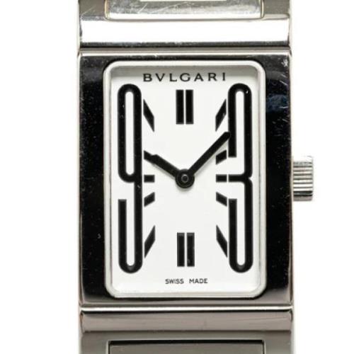 Pre-owned Stainless Steel watches Bvlgari Vintage , White , Dames