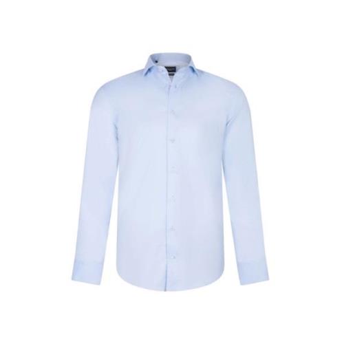 Zakelijk Overhemd Lichtblauw Slim Fit Cavallaro , Blue , Heren