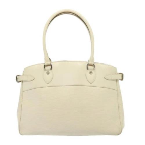 Pre-owned Leather louis-vuitton-bags Louis Vuitton Vintage , White , D...