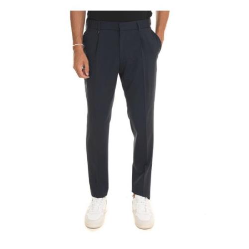 Klassieke broek met omgeslagen manchetten Boss , Blue , Heren