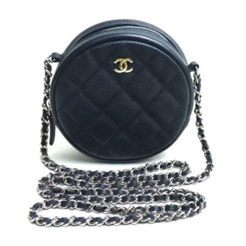 Pre-owned Fabric shoulder-bags Chanel Vintage , Black , Dames