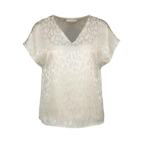 Offwhite Napoli Top Amélie & Amélie , Beige , Dames