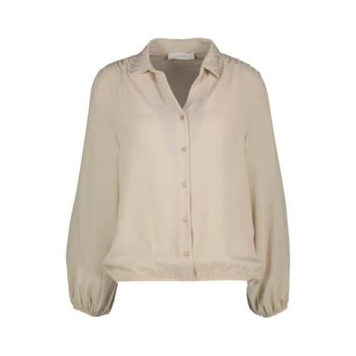 Offwhite Garda Blouse Amélie & Amélie , Beige , Dames