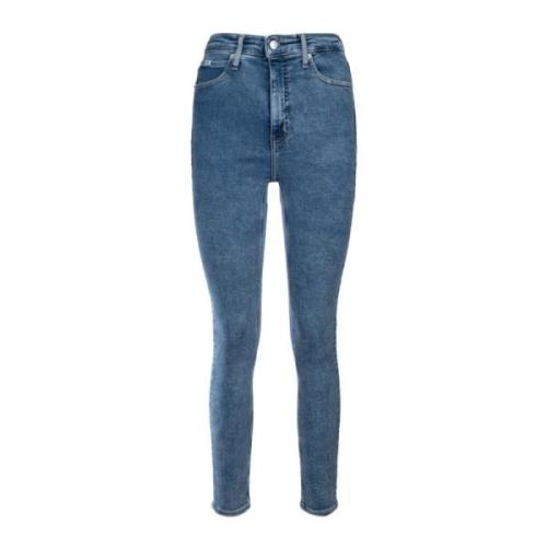 Stijlvolle Herenbroek Calvin Klein , Blue , Dames