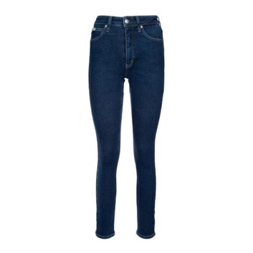 Stijlvolle Herenbroek Calvin Klein , Blue , Dames