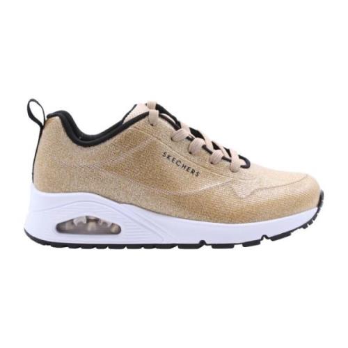 Stijlvolle Sneaker voor Mannen en Vrouwen Skechers , Yellow , Dames