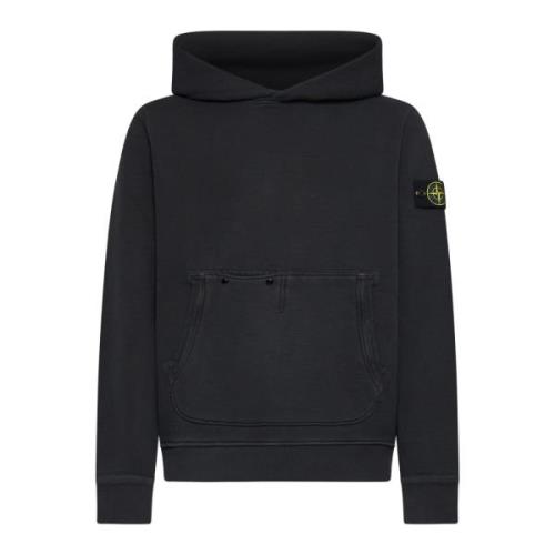 Zwarte Truien voor Mannen Stone Island , Black , Heren