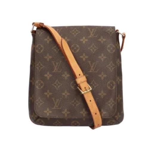 Pre-owned Canvas louis-vuitton-bags Louis Vuitton Vintage , Brown , Da...