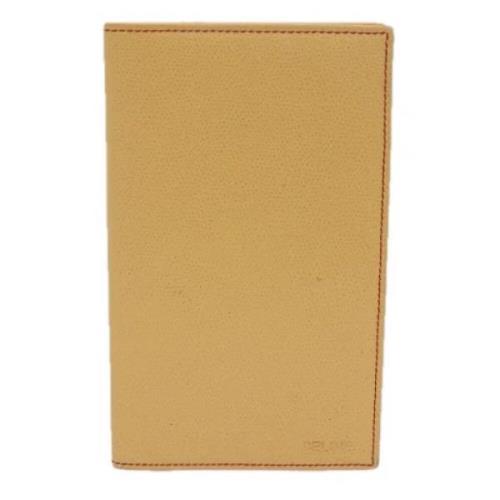 Pre-owned Leather wallets Celine Vintage , Yellow , Dames