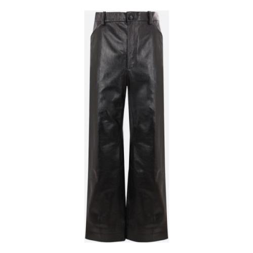 Stijlvolle Wijde Broek Bally , Black , Heren