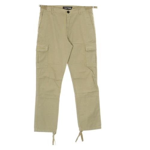 Ripstop Cargo Broek Beige Iuter , Beige , Heren