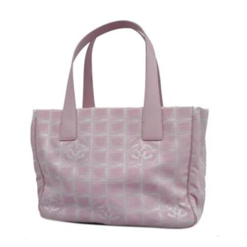 Pre-owned Nylon totes Chanel Vintage , Pink , Dames