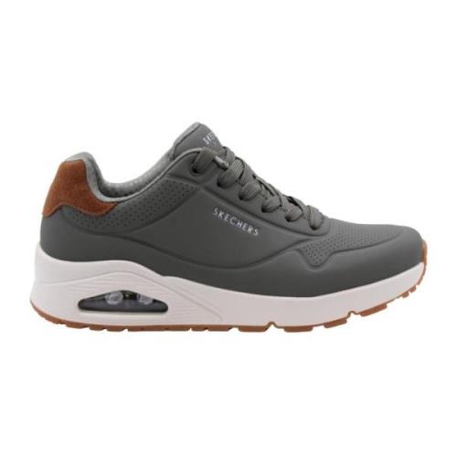 Stijlvolle Sneaker Schoenen voor Mannen Skechers , Green , Heren