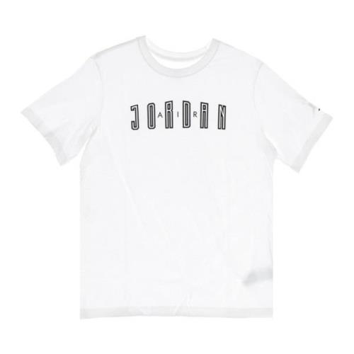 Sport Crew Neck T-shirt Regular Fit Jordan , White , Heren