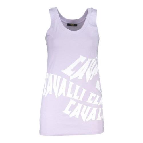 Sleeveless Tops Cavalli Class , Purple , Dames