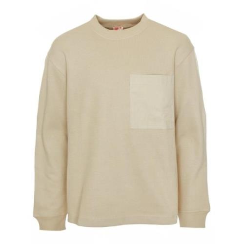 Heritage Sweatshirt met Ronde Hals Armor-Lux , Beige , Heren