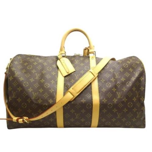 Pre-owned Canvas louis-vuitton-bags Louis Vuitton Vintage , Brown , Da...