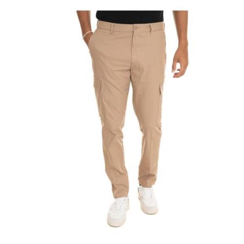 Cargo Broek met Rits Sluiting Boss , Beige , Heren