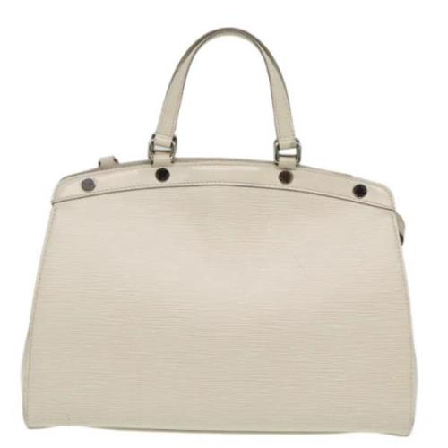 Pre-owned Leather louis-vuitton-bags Louis Vuitton Vintage , White , D...