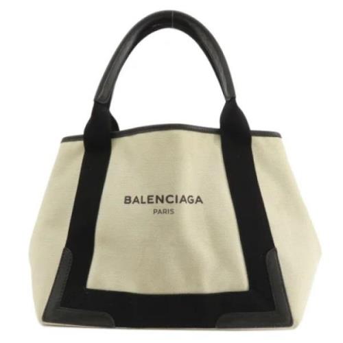 Pre-owned Canvas totes Balenciaga Vintage , Beige , Dames