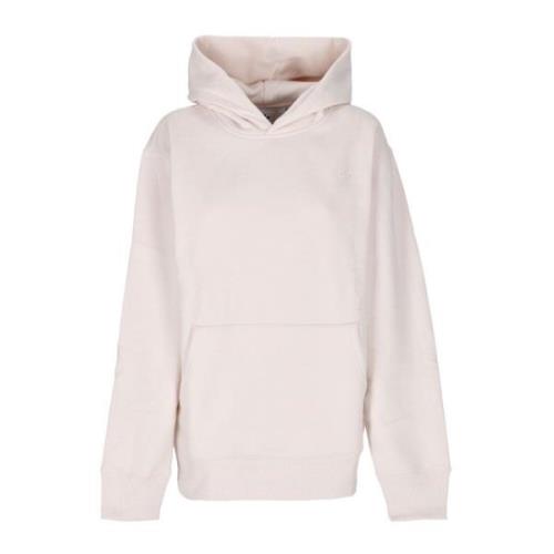 Witte Wonder Hoodie met Kangoeroezak Adidas , Beige , Heren