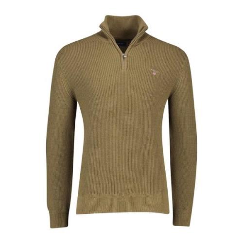 Groene half zip trui Gant , Green , Heren