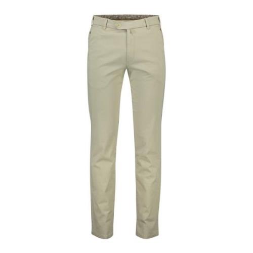 Beige Katoenen Chino Broek Meyer , Beige , Heren