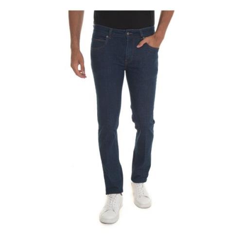 Stijlvolle Denim Jeans Fay , Blue , Heren