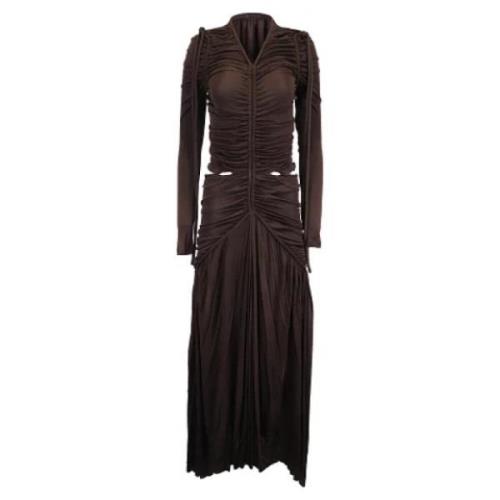 Polyester dresses Proenza Schouler , Brown , Dames