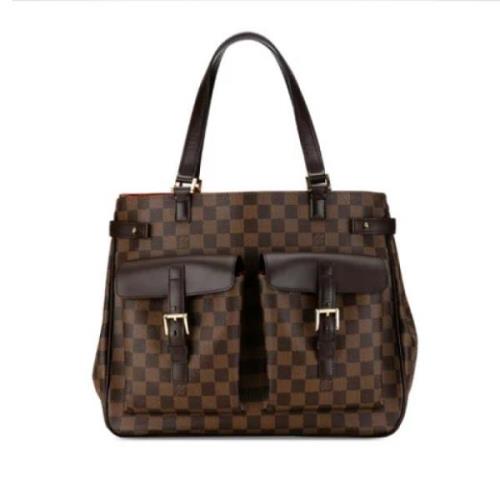 Pre-owned Fabric handbags Louis Vuitton Vintage , Brown , Dames