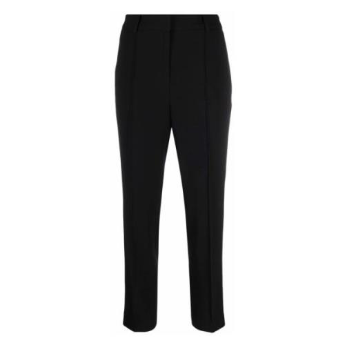 Stijlvolle Cropped Broeken voor Vrouwen Michael Kors , Black , Dames