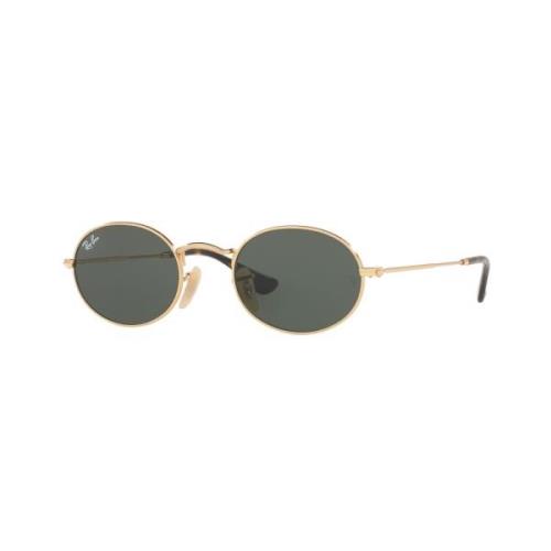 Ovale Flat Lenses Zonnebril Groen Ray-Ban , Yellow , Unisex