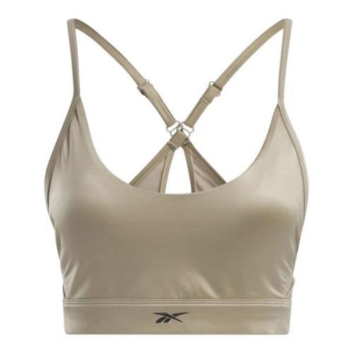 Strappy Bra - Lux Reebok , Beige , Dames