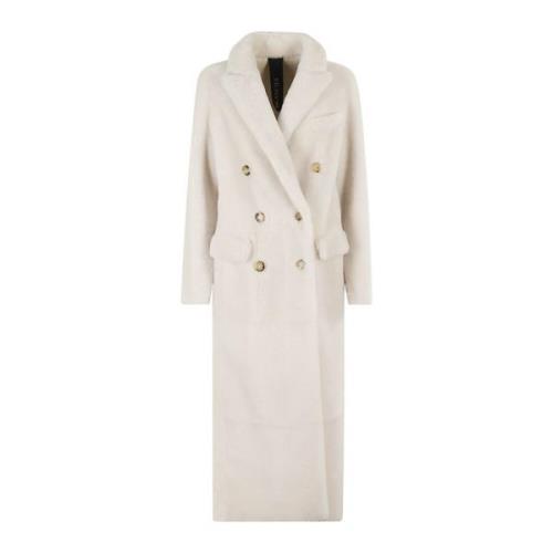 Warme Shearling Winterjas Blancha , White , Dames