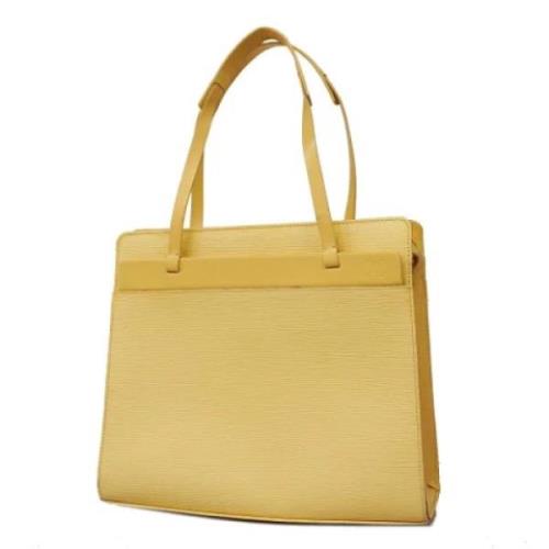 Pre-owned Canvas louis-vuitton-bags Louis Vuitton Vintage , Yellow , D...