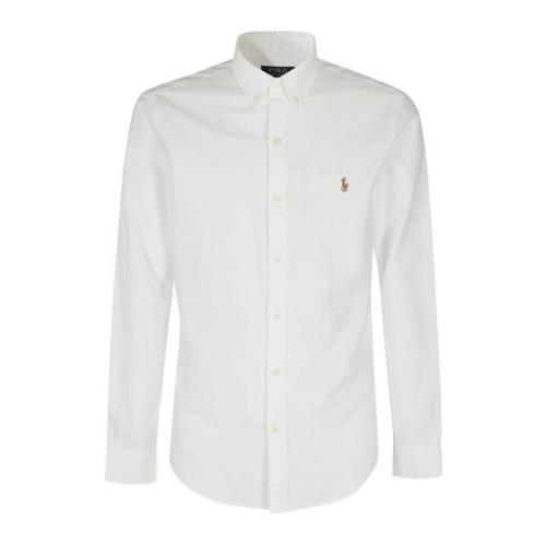 Slim Oxford Overhemd Ralph Lauren , White , Heren