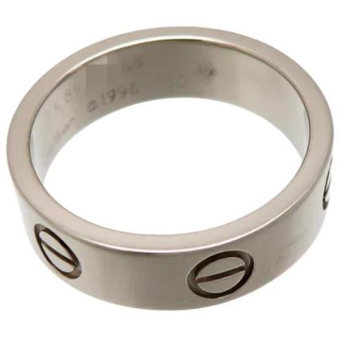 Pre-owned White Gold rings Cartier Vintage , Gray , Unisex