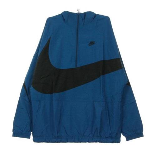 Windjack Half-Zip Blauw/Zwart Nike , Blue , Heren