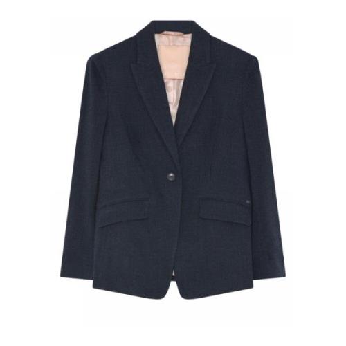 Klassieke Blazer Stacie Middernacht Blauw Gustav , Blue , Dames